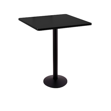 Holland Bar Stool Co 36" 214 Black Table, 30" x 30" Square Top 214-1636BW30SQ